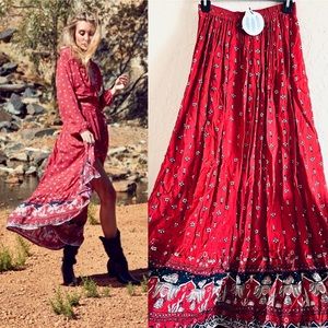 ✨House of Skye Dalla’s Gypsy Button down Maxi Skirt